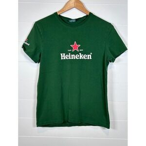 Heineken‎ Official Merchandise Green T-Shirt  Small Short Sleeve Graphic Tee